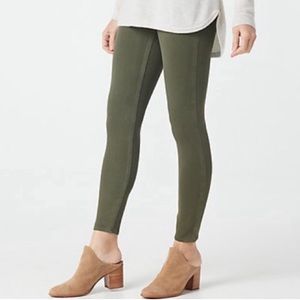 Spanx Jean Ish Leggings Jeggings Olive Green